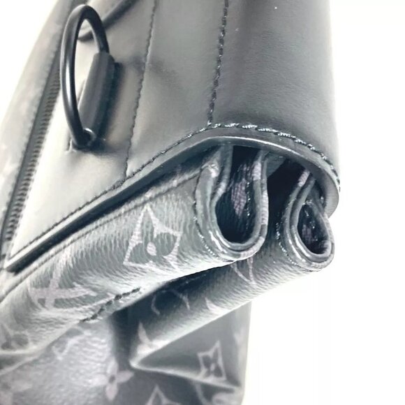 LOUIS VUITTON M44731 MonogramEclipse Steamer PM Bag Hand Bag - Picture 7 of 16